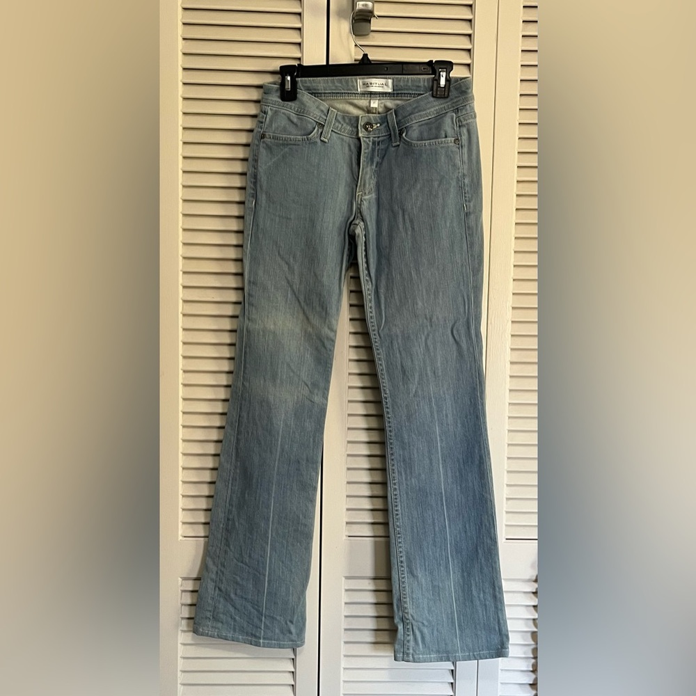 Habitual Bootcut Jeans Size 27 Embroidered Pocket Denim